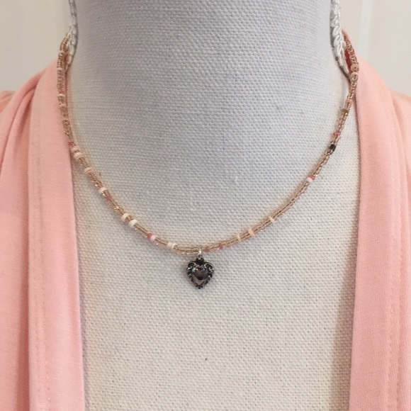 Peyote Bird Designs Jewelry - Sundance Peyote Bird Design Bead Sterling Necklace